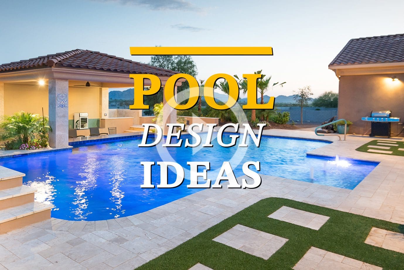 Pool Design Ideas: Retro Classic Clubhouse