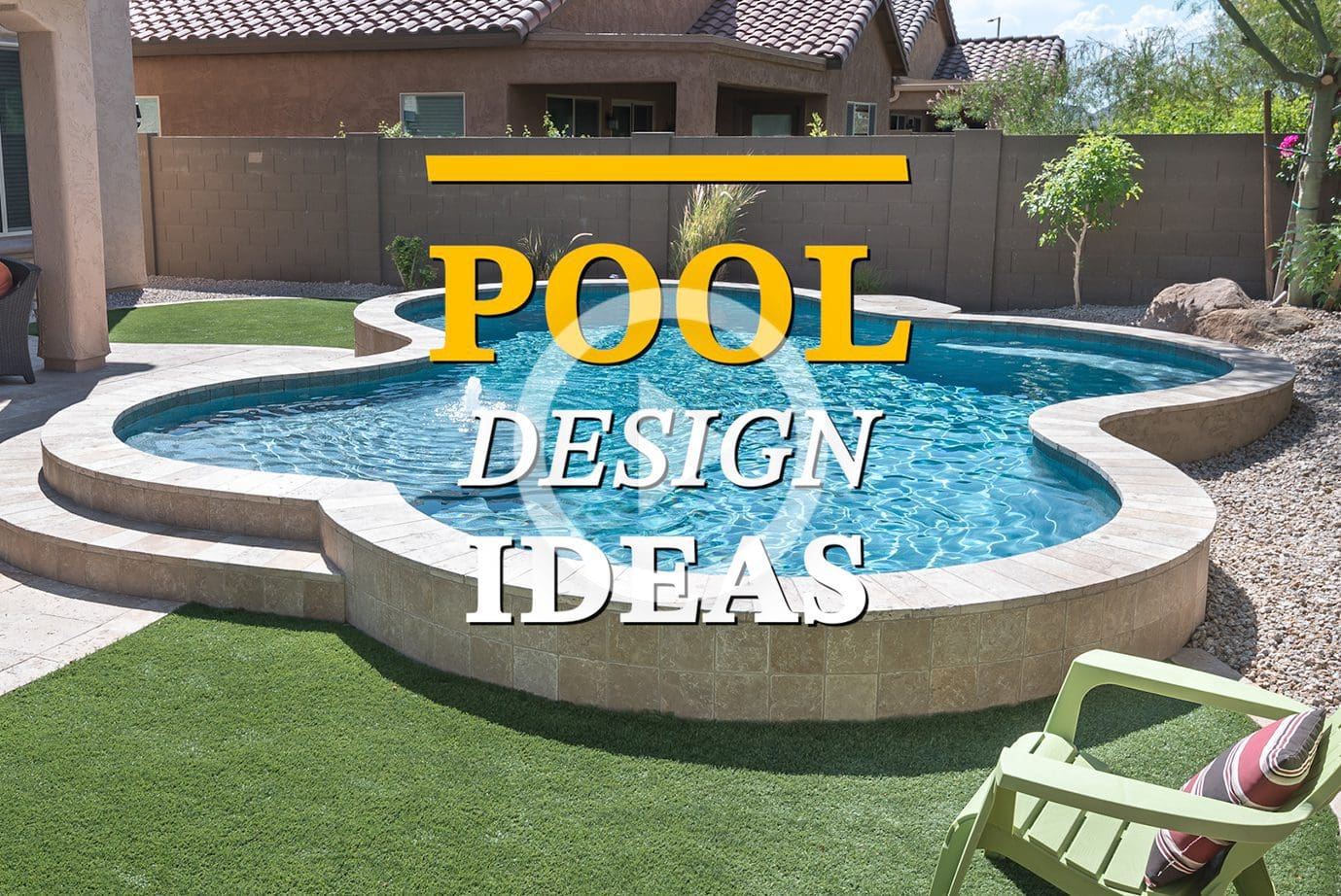 Small Backyard Pool Design Ideas: Raised Freeform Fun